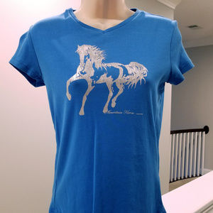 Mountain Horse Silver Foil T-Shirt, Equestrian